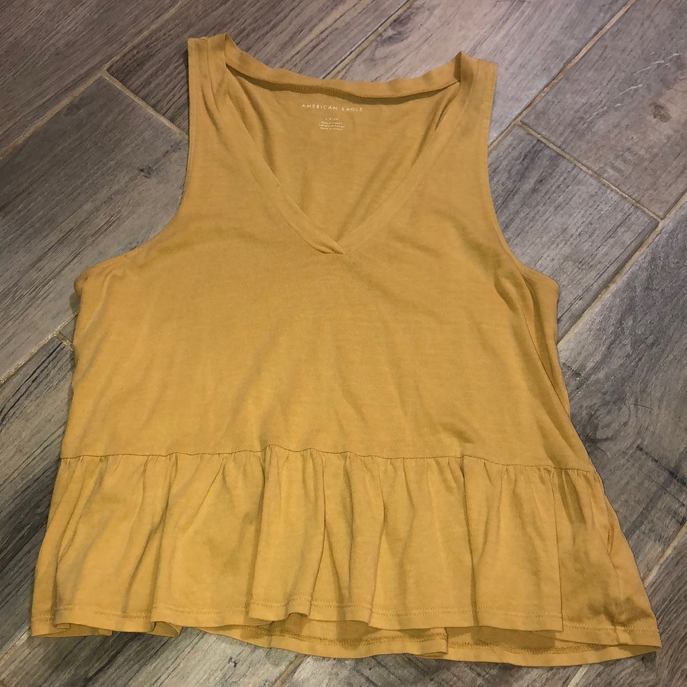 NWOT mustard yellow tank
